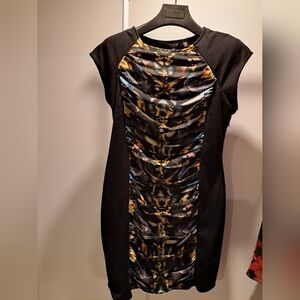 Ted Baker Butterfly Flower Print Dress Size 4